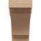 Ekena Millwork 4"W x 8"D x 8"H Classic Pescadero Rough Cedar Woodgrain TimberThane Corbel, Primed Tan CORUR04X08X08PECRCPR - alternate 3